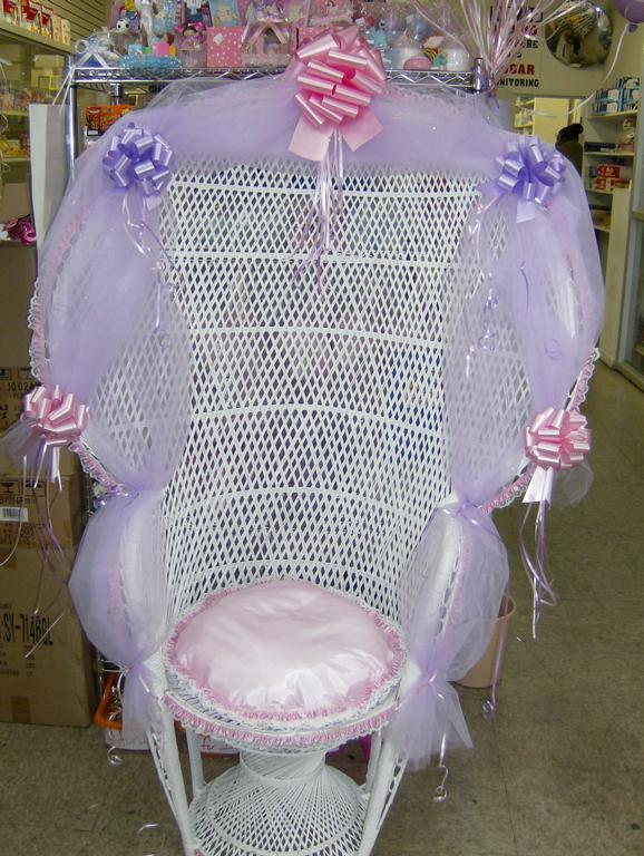 baby shower chair rental